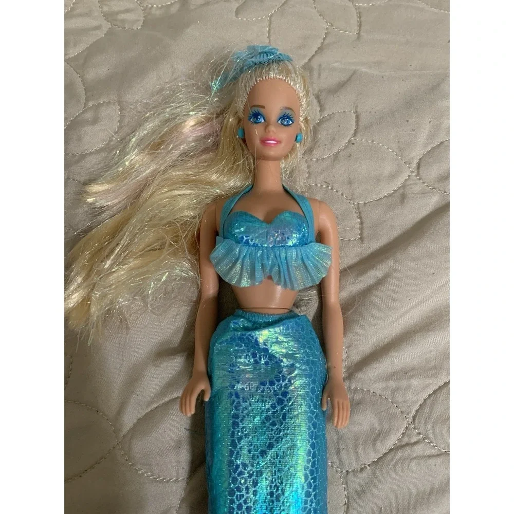 Vintage MERMAID Barbie Doll 1434 Color Changing Hair 1991 Mattel